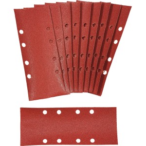 LUX Classic csiszolópapír K80, 93x230mm, lyukasztott, rezgőcsiszolóhoz, 10 db