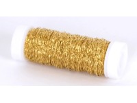 Bullion effektdrót aranyszínű 45 m hosszú 0,3 mm vastag Bullion effektdrót aranyszínű 45 m hosszú 0,3 mm vastag