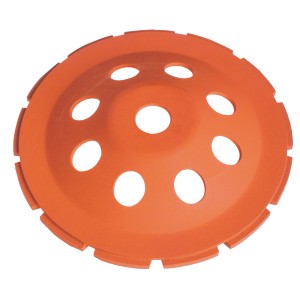 LUX Gyémántcsiszoló tárcsa, 105 mm, narancssárga, sarokcsiszolókhoz, esztrich simításához.