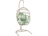 Palmwoods függőfotel szerkezettel pálmalevelekkel 193 cm x 83 cm x 129 cm