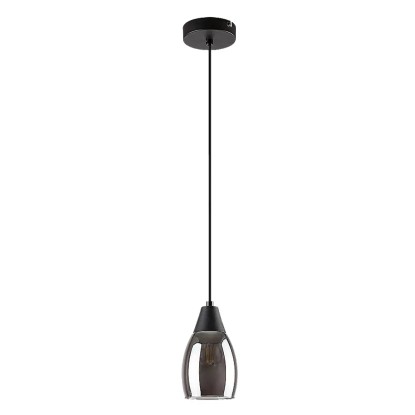 Rábalux Ilmari beltéri Függeszték fekete E27 1x MAX 15W IP20