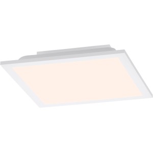 Négyzet alakú, fehér Just Light LED panel Fleet 29,5x29,5 cm. Mennyezeti lámpa.