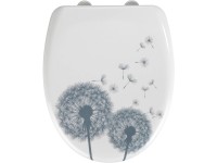 Wenko Astera WC-ülőke duroplaszt leeresztő automatikával fehér-szürke