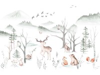 Komar vlies fotótapéta Cozy Woods 400 cm x 280 cm Komar vlies fotótapéta Cozy Woods 400 cm x 280 cm