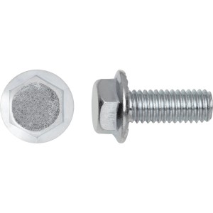 SW10 Hatlapfejű karimás csavar fehér horganyzott M6 x 50 mm 8 db
