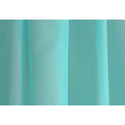 Fényáteresztő voile függöny 11101/22 türkiz 180 cm magas méteráru