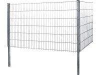 Kétrudas hálós kerítéspanel vastagság 6/5/6 horganyzott 83 x 251 cm Kétrudas hálós kerítéspanel vastagság 6/5/6 horganyzott 83 x 251 cm