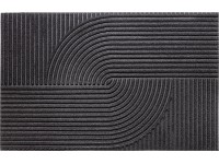 Texturált lábtörlő antracitszürke 60 cm x 90 cm