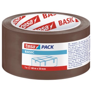 Barna tesa BASIC Pack ragasztószalag tekercs csomagoláshoz és szállításhoz.
