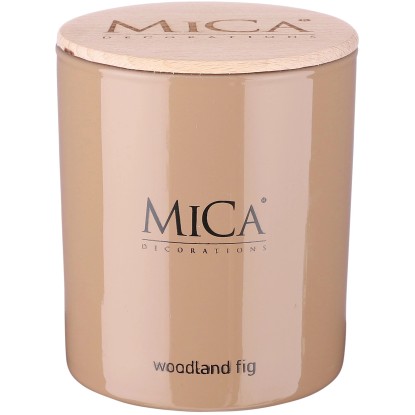 Mica Decorations Woodland Fig illatgyertya 8,5 cm x 7,5 cm barna