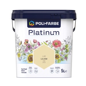 Poli - Farbe Platinum beltéri falfesték L 40 Liliom matt 5 l