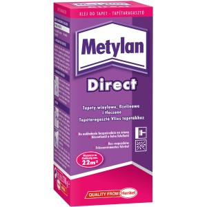 Metylan Direct Roll Kleister 200g vlies tapétákhoz, könnyű alkalmazás.