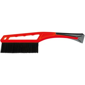 Sonneck jégkaparó és hóseprű, 34 cm, piros, jég és hó eltávolításához az autóról.