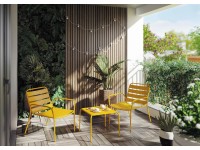 Yanac balkongarnitúra 3 részes acél sárga