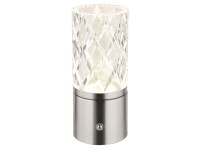 Asztali lámpa LUNKI Króm 1xLED 2,5W Asztali lámpa LUNKI Króm 1xLED 2,5W