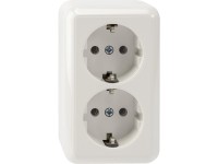 Aufputz Merten Schuko dupla aljzat Aufputz Merten Schuko dupla aljzat