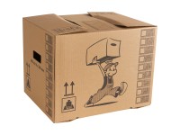 Költöztető doboz 37 l 41 cm x 31 cm x 30 cm barna Költöztető doboz 37 l 41 cm x 31 cm x 30 cm barna