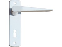 Ajtókilincs 410M 55NZ fehér alumínium