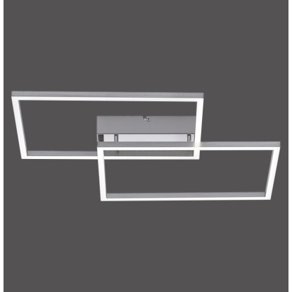 Just Light. Iven LED-es mennyezeti lámpa 50,4 cm x 42 cm acél
