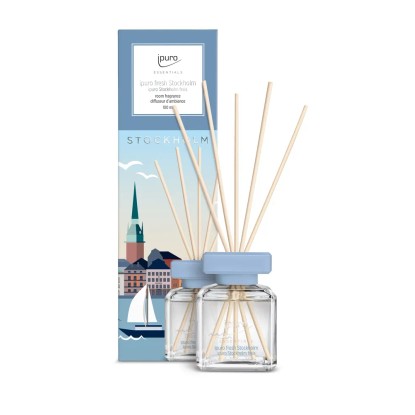 iPURO szobaillatosító ESSENTIALS - Friss Stockholm 100 ml pálcikás