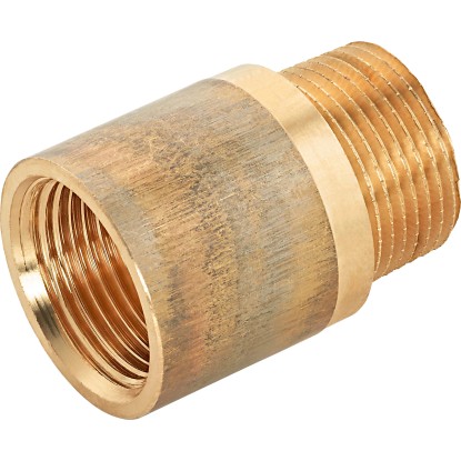 OBI csaphosszabbító 24,1 mm (Rp 3/4) x 26,4 mm (R 3/4) vörösöntvény 30 mm