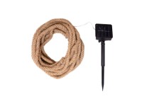 Dekortrend Napelemes LED kötél fényfüzér 100 led meleg fehér 8m