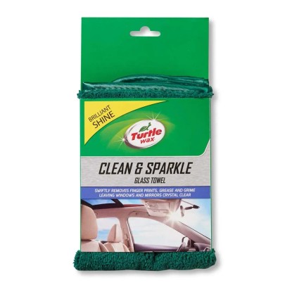 Turtle Wax Clean & Sparkle üvegtisztító kendő