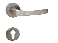 Maestro kilincs Porto CZ rozettás szatén-nikkel