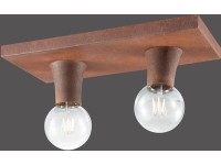 Just Light. Turn me mennyezeti lámpa E27 foglalat rozsdaszínű