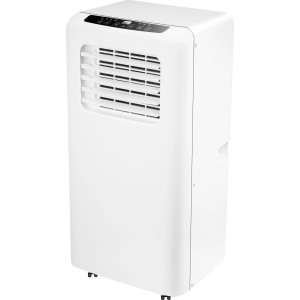 Mobil klíma KGM 7000 BTU, A energiaosztály, fehér színben. Kompakt klíma kerekekkel.