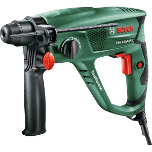Bosch PBH 2500 SRE fúrókalapács, 600 W, zöld, SDS-Plus befogással kő- és betonmunkákhoz.
