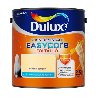 Dulux EasyCare foltálló beltéri falfesték mézes csupor matt 2,5 l