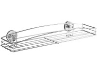 Wenko Vacuum-Loc Milazzo maxi polc, króm-fehér