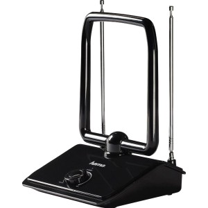 Hama DVB-T/T2 szobai antenna klasszikus dizájnnal a digitális TV vételhez.