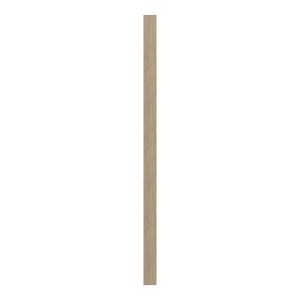 Barna-füstszürke WPC teraszburkoló deszka, bordázott felülettel, 2,1x14,5x300 cm.