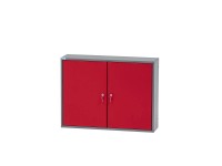 Küpper 2 ajtós faliszekrény 4 polccal 60 cm x 80 cm x 20 cm sötétpiros Küpper 2 ajtós faliszekrény 4 polccal 60 cm x 80 cm x 20 cm sötétpiros