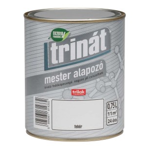Trinát Mester Alapozó alapozó festék doboza, fehér, 0,75L.