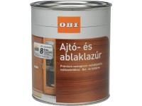 OBI ajtó- és ablak vastaglazúr vízzel higítható világos dió 750 ml