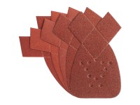 Stanley Perforált csiszolópapír szett 80 - 180 - 240 g Delta 135 mm x 95 mm 5 db