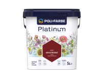 Poli - Farbe Platinum beltéri falfesték diszperziós M80 Meggybordó matt 5 l