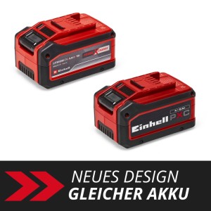 Einhell Power X-Change akkumulátor, 18 V, 4-6 Ah Multi-Ah PXC Plus, piros/fekete.
