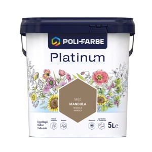 Poli - Farbe Platinum beltéri diszperziós falfesték Mandula matt 5 l