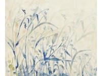 Komar fátyoltapéta Aquarel-Field 300 cm x 250 cm bézs-kék
