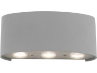 Paul Neuhaus Carlo LED-es falilámpa ezüst 6 x 0,80 W 3000 K / 17 cm x 4 cm