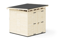 Upyard kerti ház Strongbox XL alappal 203 cm x 203 cm natúr FSC®