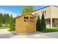 Weka kerti faház Parma nyeregtetős lazúrozott 198 cm x 217 cm