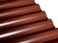Sinus PVC hullámlemez 76/18 barna 80 cm x 120 cm