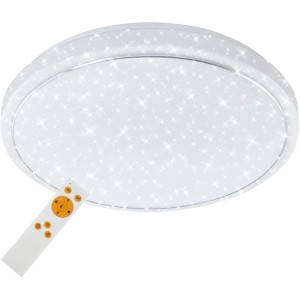 Brilo LED Dim mennyezeti lámpa 56 cm 48 W fehér csillagos ég effekttel