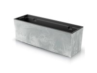 Prosperplast virágláda Urbi Beton Effect 600 L világosszürke