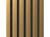 Denpanels akusztikus panel fóliázott fém hatás arany filc fekete 60 x 240cm FSC Denpanels akusztikus panel fóliázott fém hatás arany filc fekete 60 x 240cm FSC